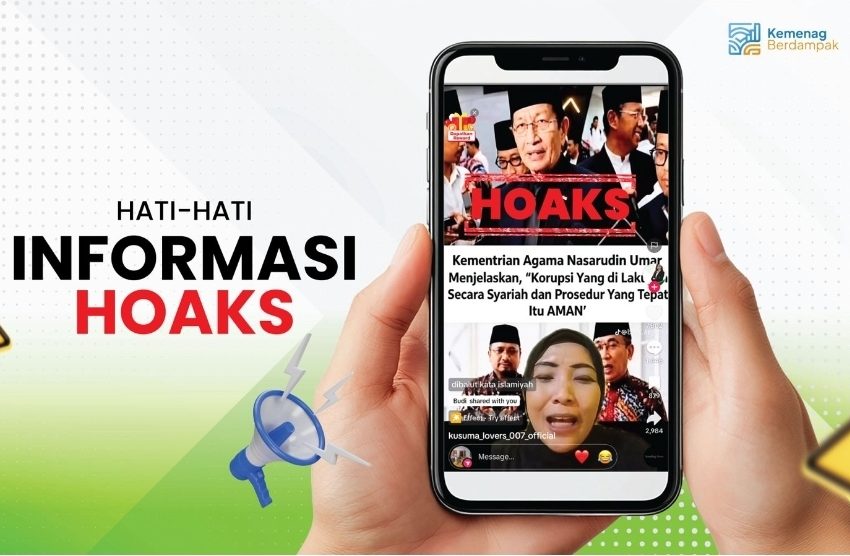  Hoaks Menag Bolehkan Korupsi Asal Sesuai Syariat dan Prosedur