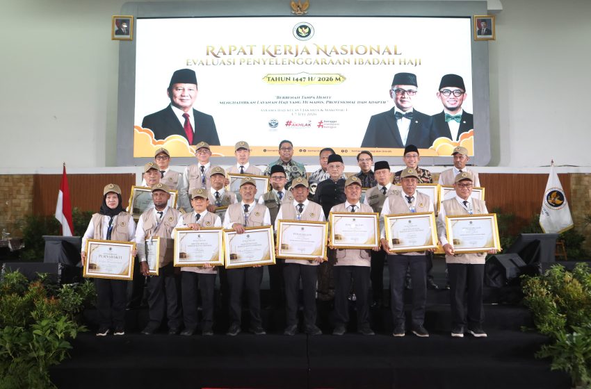  Kemenhaj Berikan Penghargaan kepada Insan dan Mitra Terbaik Penyelenggaraan Haji 1447 H/2026 M