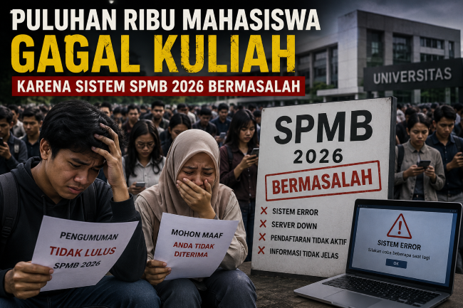  SPMB Carut-Marut, Puluhan Ribu Mahasiswa Gagal Kuliah