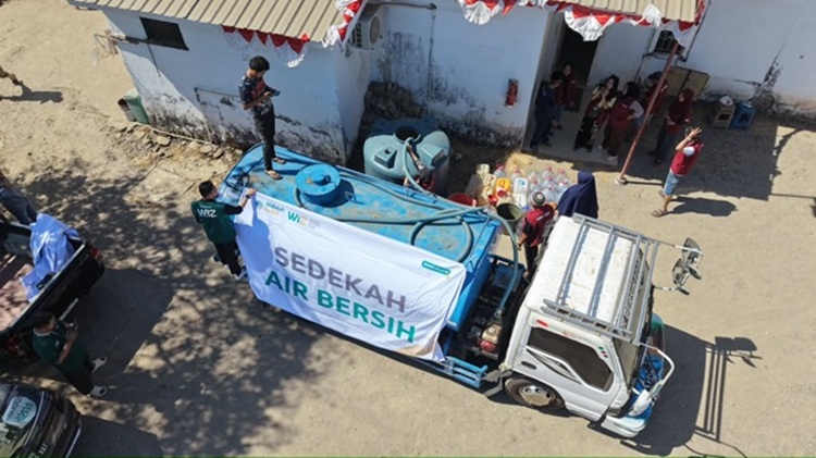  Wujud Kepedulian Umat, Wahdah Islamiyah Ringankan Krisis Air Bersih di Makassar