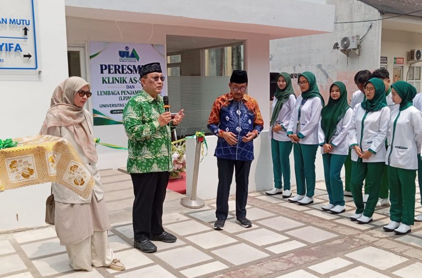  UIA Resmikan Klinik As-Shifa, Bersiap Buka Fakultas Kedokteran