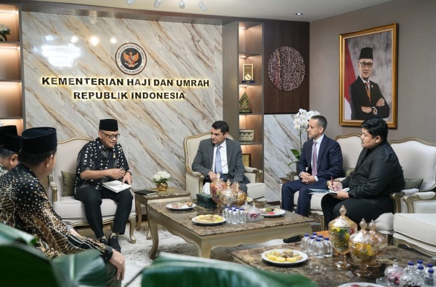  Menhaj Bahas Peluang Wisata Jemaah Haji dan Umrah Indonesia ke Yordania