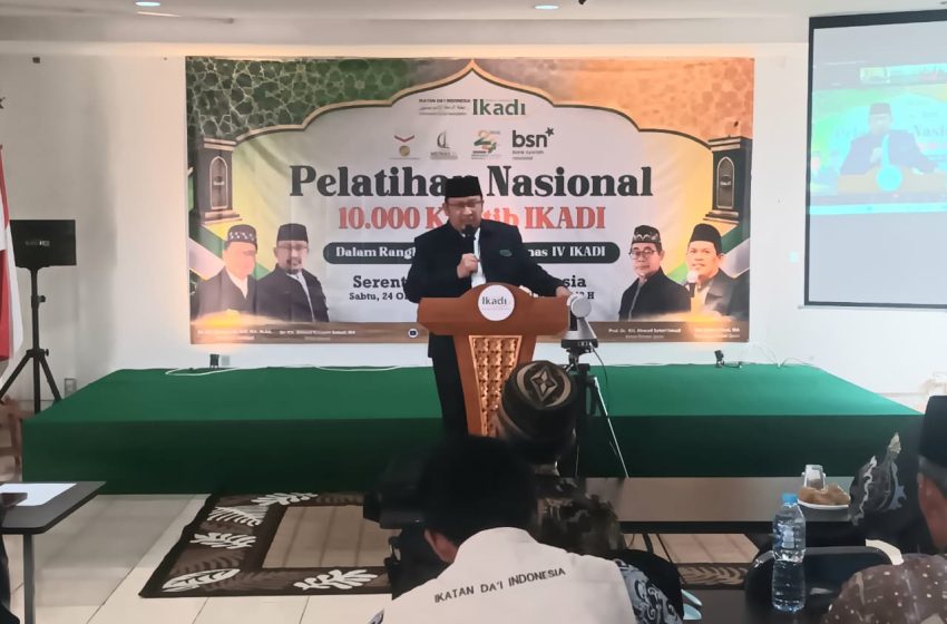  Ikadi Gelar Pelatihan Nasional 10.000 Khatib Serentak di 38 Provinsi