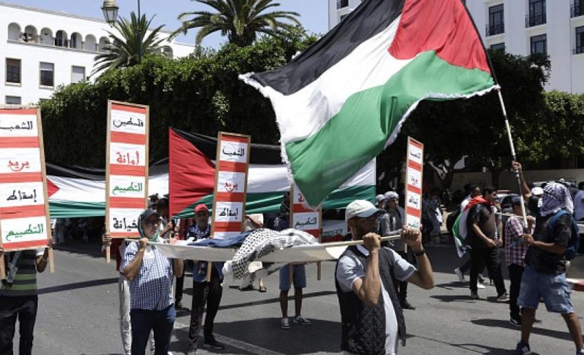  Warga Maroko Peringati Tiga Tahun Tuhfanul Aqsa di Lebih dari 30 Kota