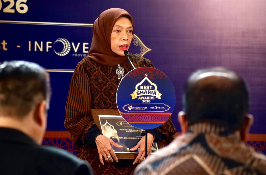  Entaskan Ratusan Ribu Mustahik, BAZNAS RI Sabet Best Sharia Awards 2026