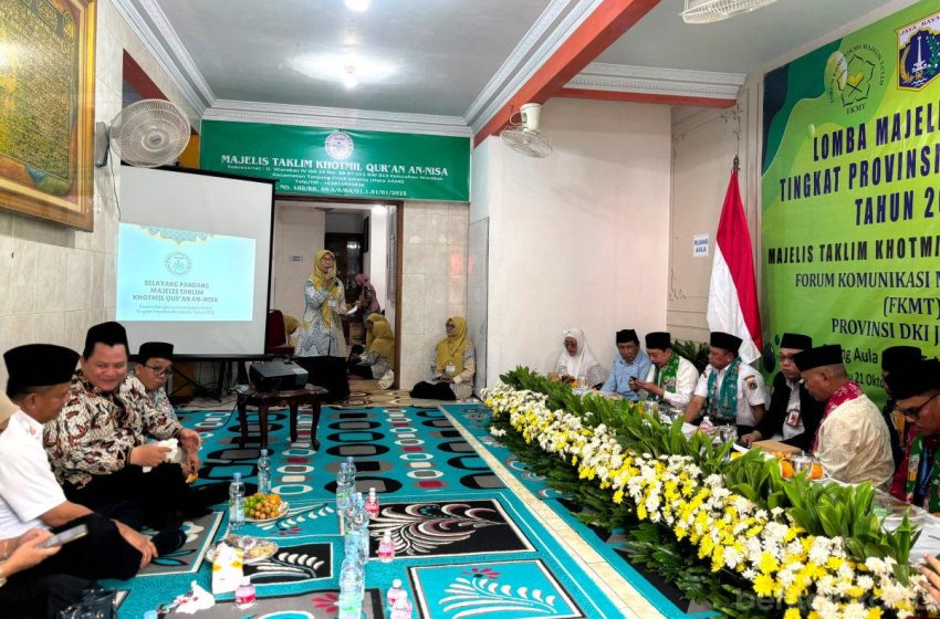  Wakili Jakarta Utara, MT Khotmil Quran An-Nisa Ikuti Lomba Majelis Taklim Tingkat Provinsi